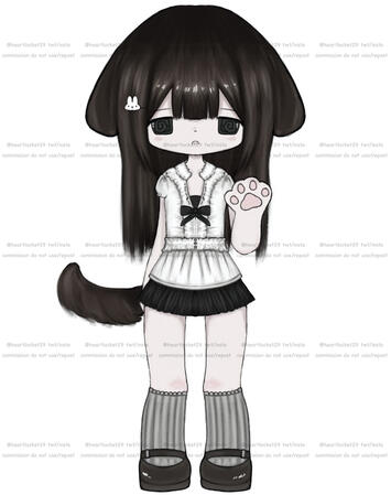 chibi / nekomimi full body $20